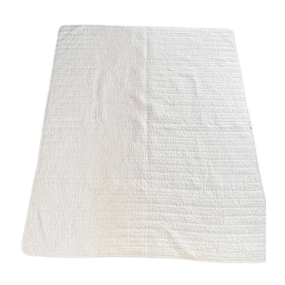 Bella Ruffle Multi Quilted Cotton Throw 100% Cotton